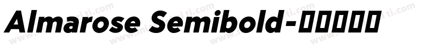 Almarose Semibold字体转换